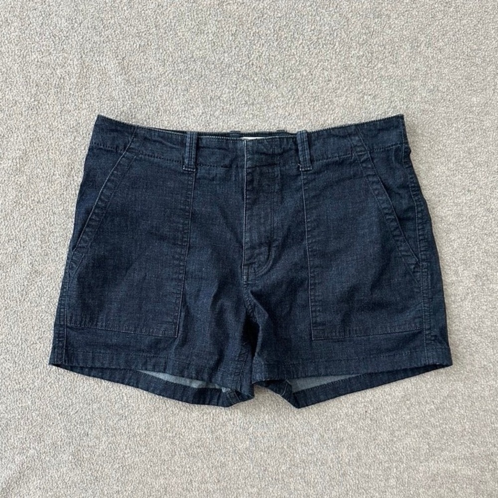 DUER Denim Short 29 Dark Wash Indigo Weightless Adventure Stretch Utility Casual